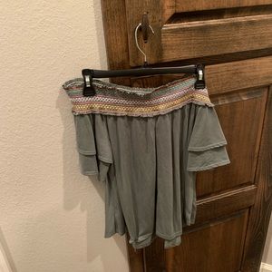 Off The Shoulder Short Sleeve Top